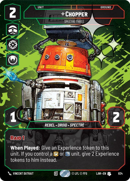 Chopper - Spectre Three (Prestige Foil) (834) (834) [A Lawless Time] - for just $1.50! 