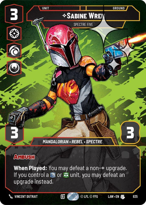 Sabine Wren - Spectre Five (Prestige Foil) (835) (835) [A Lawless Time] - for just $3.70! 