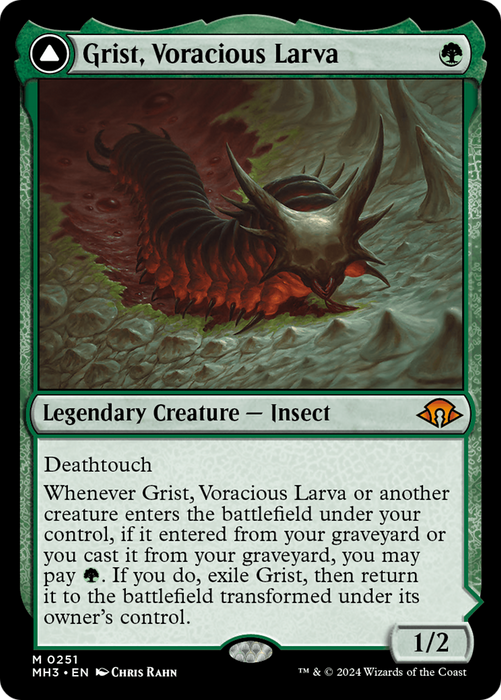 Grist, Voracious Larva (MH3-251) - Modern Horizons 3 - for just $0.29! 