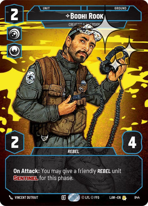 Bodhi Rook - Creating a Diversion (Prestige Foil) (844) (844) [A Lawless Time] - for just $2! 