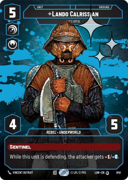 Lando Calrissian - Eyes Open (Prestige Foil) (848) (848) [A Lawless Time] - for just $2.90! 