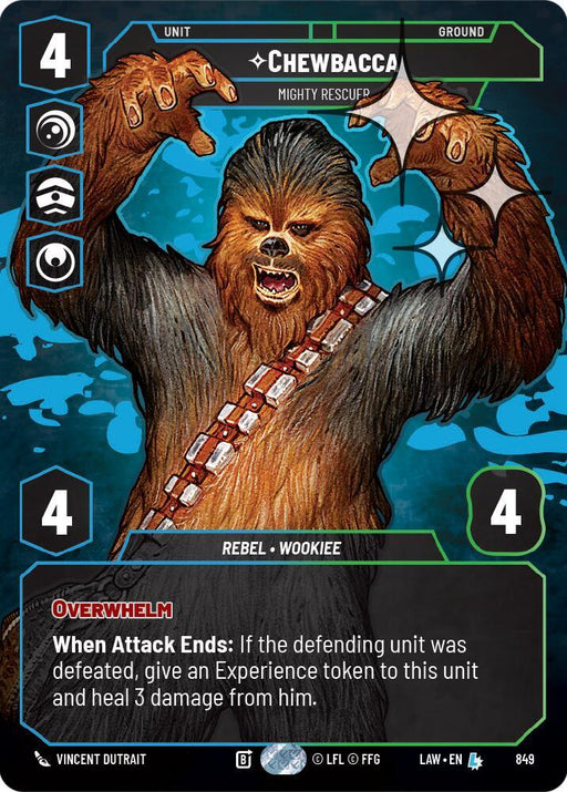 Chewbacca - Mighty Rescuer (Prestige Foil) (849) (849) [A Lawless Time] - for just $1.90! 