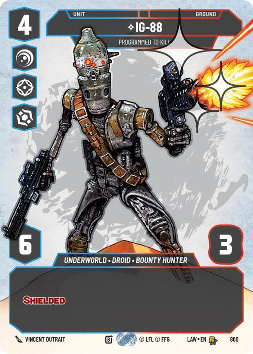 IG-88 - Programmed to Kill (Prestige Foil) (860) (860) [A Lawless Time] - for just $1.85! 