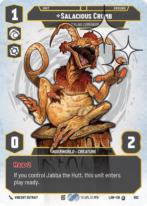 Salacious Crumb - Cackling Companion (Prestige Foil) (862) (862) [A Lawless Time] - for just $1.75! 