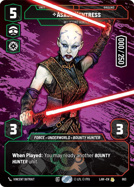 Asajj Ventress - Reluctant Hunter (Serialized) (863) (863) [A Lawless Time] - for just $100! 
