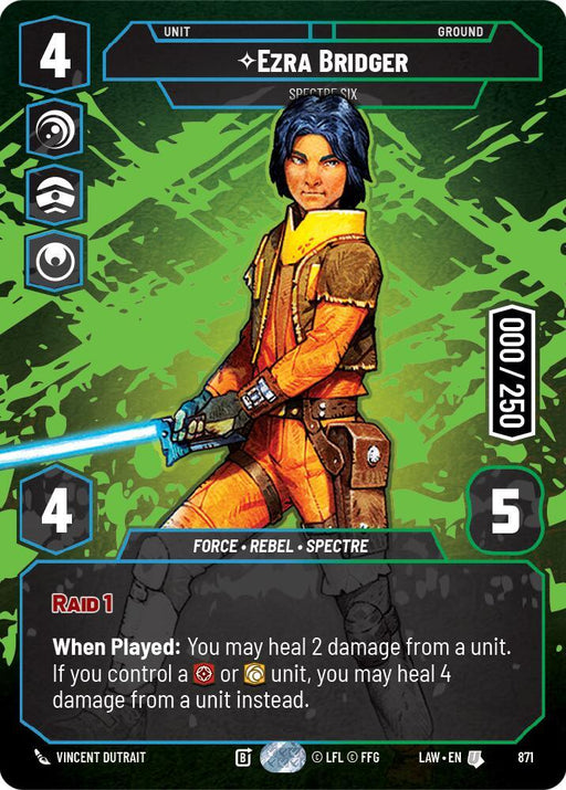 Ezra Bridger - Spectre Six (Serialized) (871) (871) [A Lawless Time] - for just $198! 