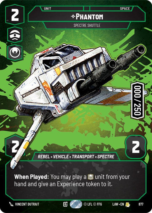 Phantom - Spectre Shuttle (Serialized) (877) (877) [A Lawless Time] - for just $40! 