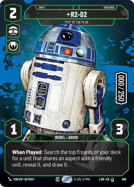 R2-D2 - Part of the Plan (Serialized) (886) (886) [A Lawless Time] - for just $0.10! 