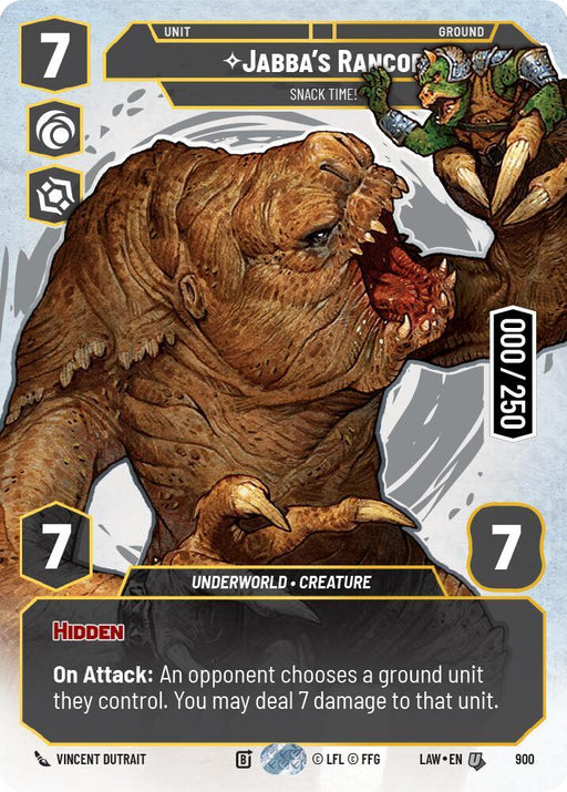 Jabba's Rancor - Snack Time! (Serialized) (900) (900) [A Lawless Time] - for just $0.15! 