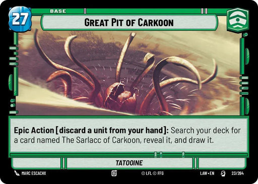 Great Pit of Carkoon (23) (23) [A Lawless Time] - for just $2.15! 