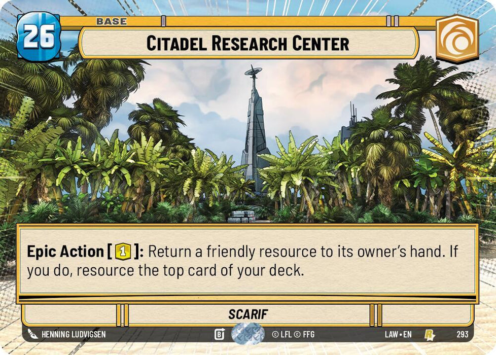 Citadel Research Center (293) (Hyperspace) (293) [A Lawless Time] - for just $0.20! 