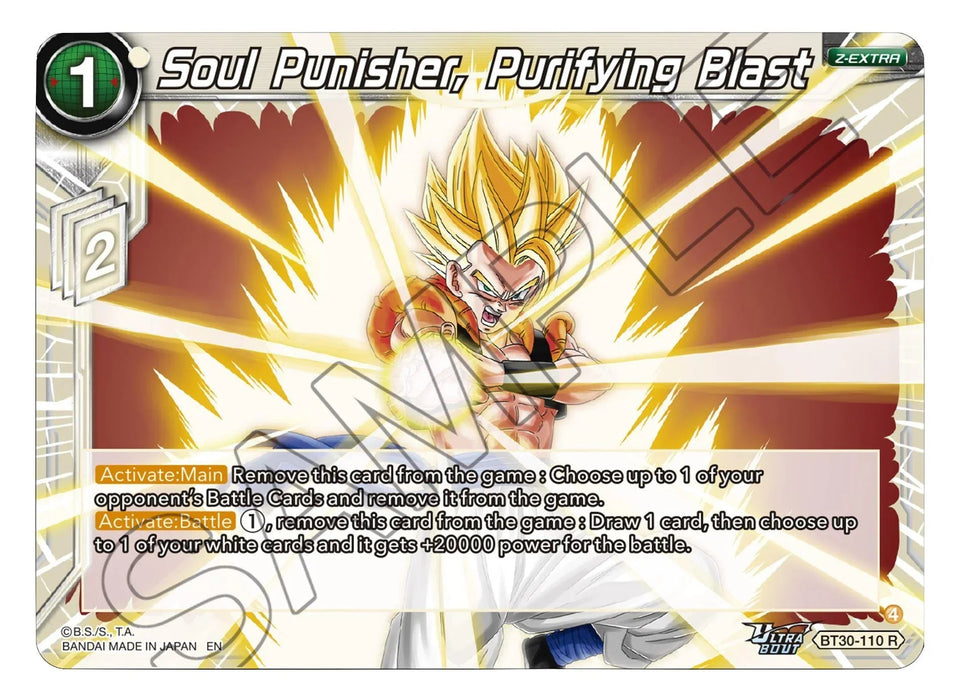 Soul Punisher, Purifying Blast (BT30-110) [Three Glorious Fighters] - for just $0.35! 
