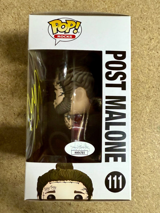 Post Malone Signed Vaulted Beerbongs And Bentleys Funko Pop! #111 With JSA COA - for just $250! 