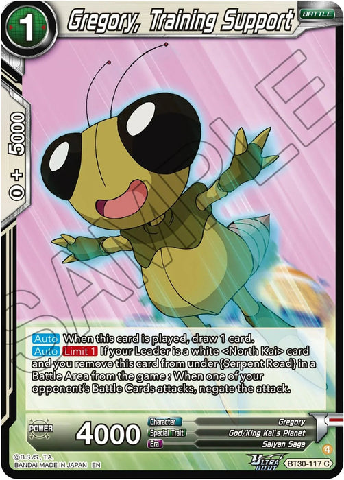 Gregory, Training Support (BT30-117) [Three Glorious Fighters] - for just $0.10! 