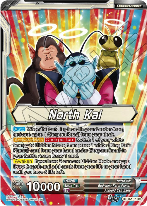 North Kai // North Kai, Ultra Teachings (BT30-107) [Three Glorious Fighters] - for just $0.30! 