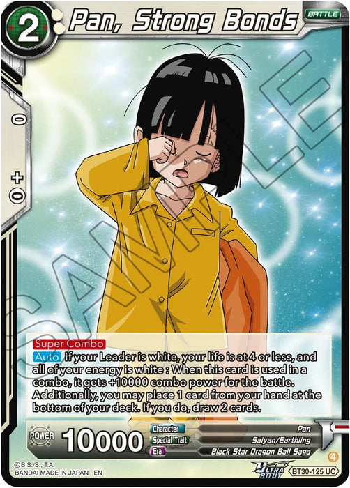Pan, Strong Bonds (BT30-125) [Three Glorious Fighters] - for just $0.25! 