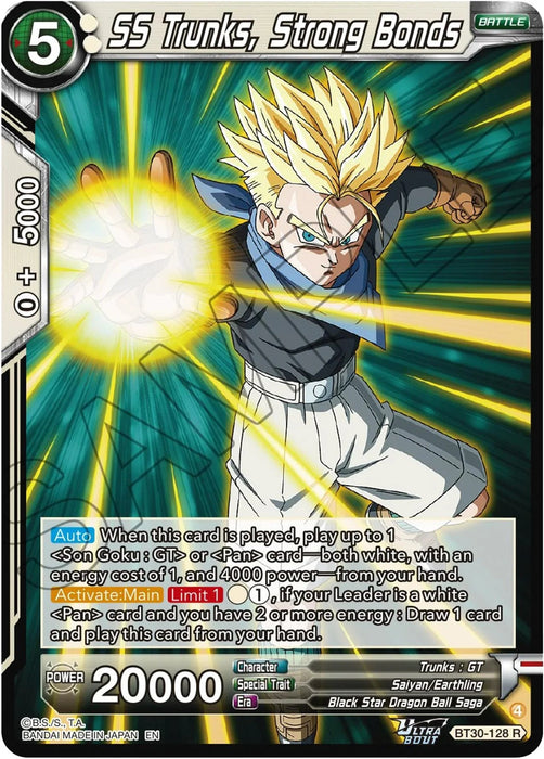 SS Trunks, Strong Bonds (BT30-128) [Three Glorious Fighters] - for just $0.20! 