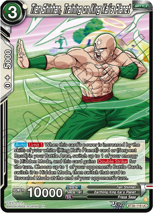 Tien Shinhan, Training on King Kai's Planet (BT30-119) [Three Glorious Fighters] - for just $0.15! 