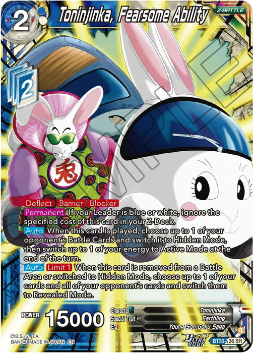 Toninjinka, Fearsone Ability (BT30-136) [Three Glorious Fighters] - for just $0.20! 