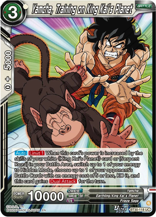 Yamcha, Training on King Kai's Planet (BT30-118) [Three Glorious Fighters] - for just $0.15! 