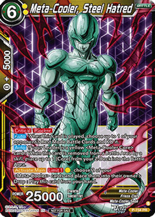 Meta-Cooler, Steel Hatred (Ultra-Bout Series Tournament Pack Vol.2) (P-734) [Tournament Promotion Cards] - for just $1.70! 