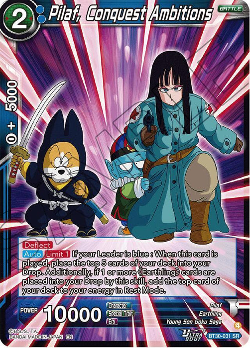 Pilaf, Conquest Ambitions (BT30-031) [Three Glorious Fighters] - for just $0.15! 