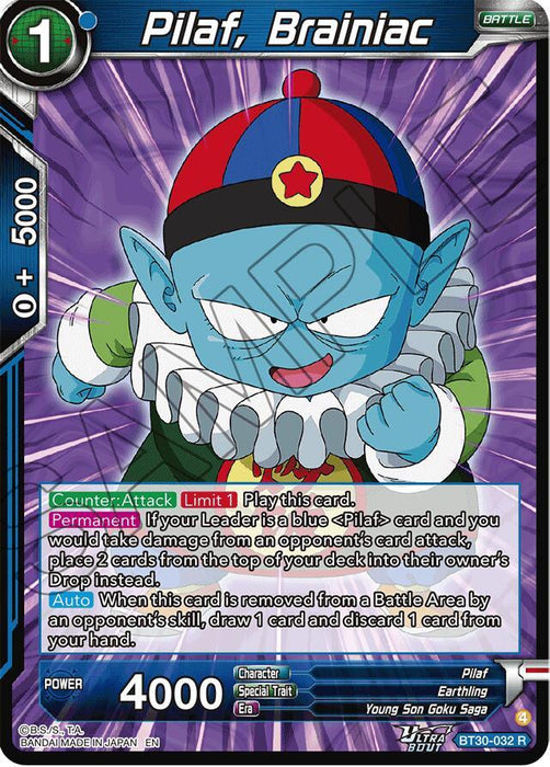 Pilaf, Brainiac (BT30-032) [Three Glorious Fighters] - for just $0.20! 
