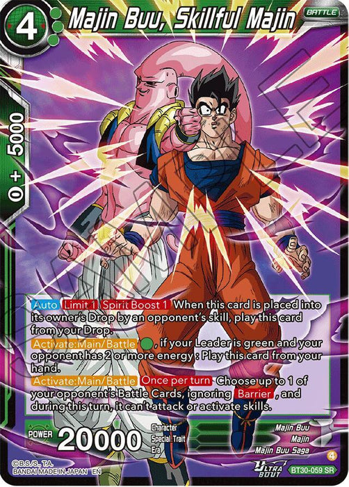 Majin Buu, Skillful Majin (BT30-059) [Three Glorious Fighters] - for just $0.60! 