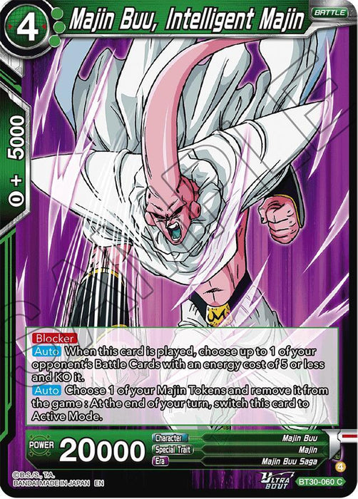 Majin Buu, Intelligent Majin (BT30-060) [Three Glorious Fighters] - for just $0.10! 
