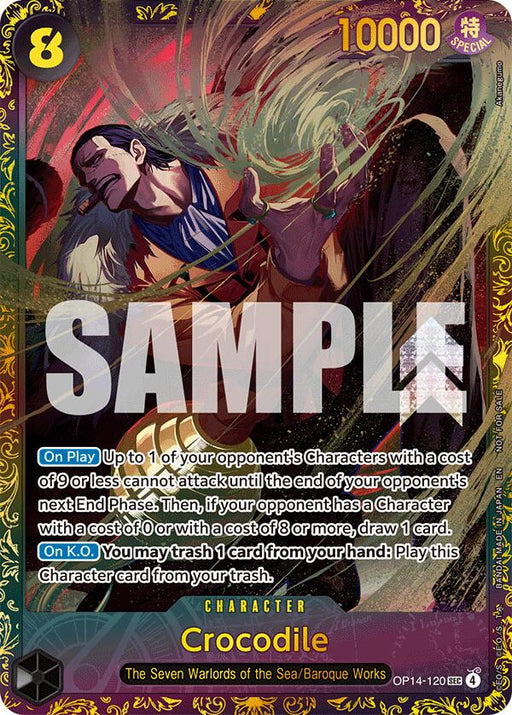 Crocodile (OP14-120) (CS26-27 Regionals Season 1) [One Piece Promotion Cards] - for just $570.15! 