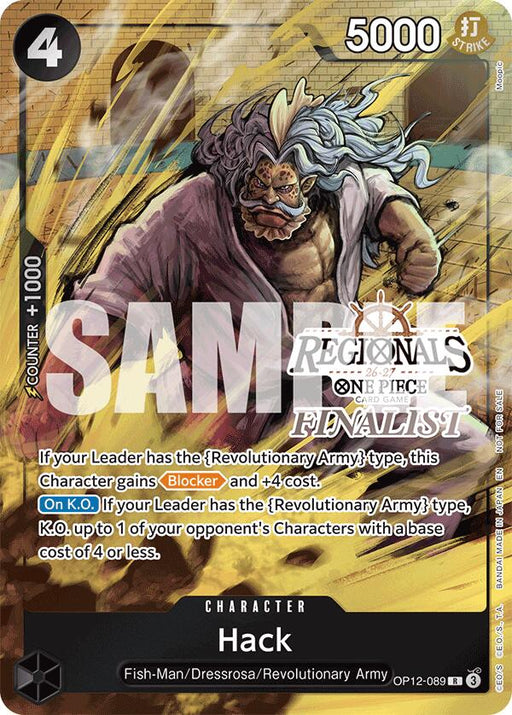 Hack (Regionals Finalist Card Set 26-27) [One Piece Promotion Cards] - for just $17.90! 