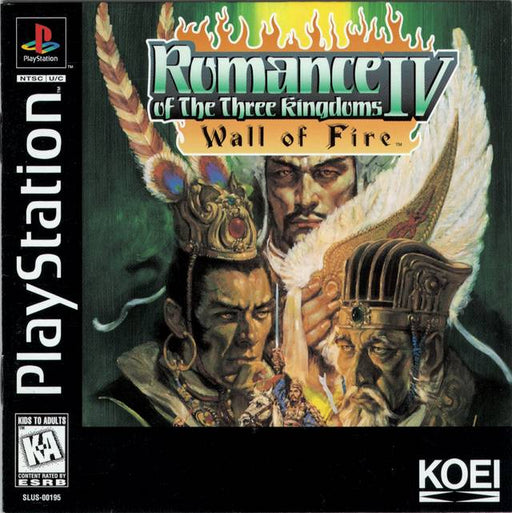 Romance of the Three Kingdoms IV: Wall of Fire (Playstation) - for just $0! 