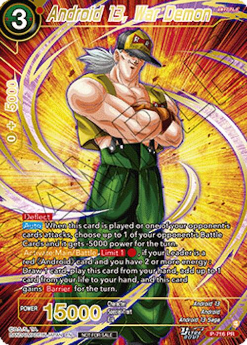 Android 13, War Demon (Gold-Stamped) (P-716) [Promotion Cards] - for just $8.35! 