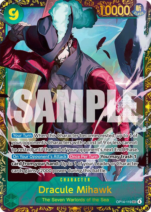 Dracule Mihawk - (CS 26-27 Regionals Season 1) [One Piece Promotion Cards] - for just $1769.30! 