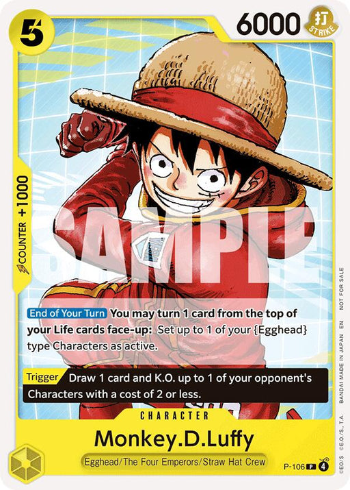 Monkey.D.Luffy (Tournament Pack 2026 Vol. 2) [One Piece Promotion Cards] - for just $0.80! 