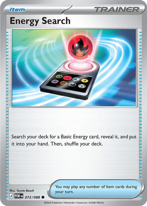 Energy Search (072/088) [Mega Evolution: Perfect Order] - for just $0.10! 