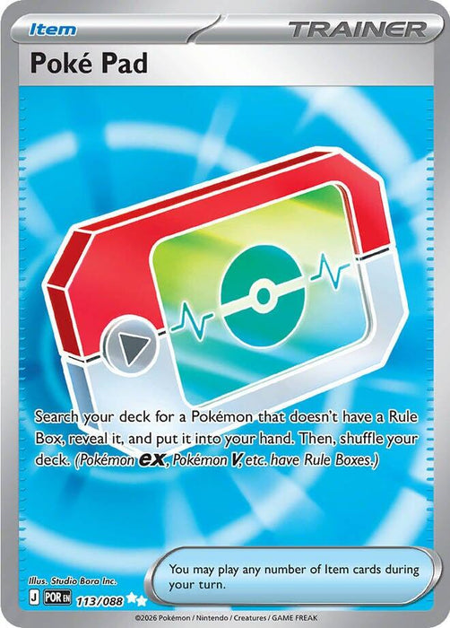 Poke Pad (113/088) [Mega Evolution: Perfect Order] - for just $5.70! 