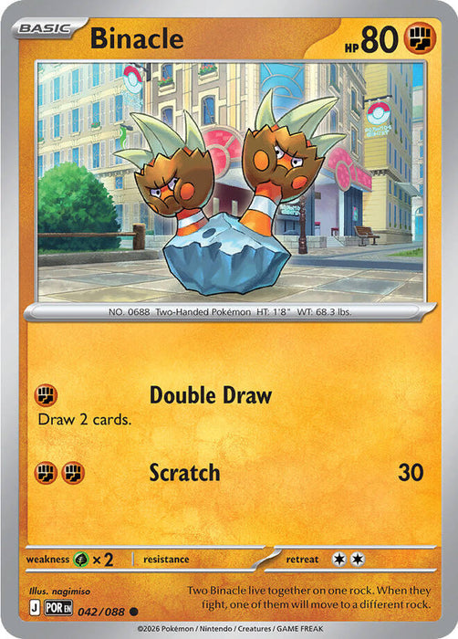 Binacle (042/088) [Mega Evolution: Perfect Order] - for just $0.10! 