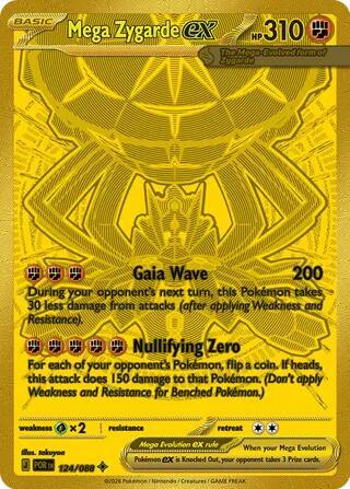 Mega Zygarde ex (124/088) [Mega Evolution: Perfect Order] - for just $41.20! 