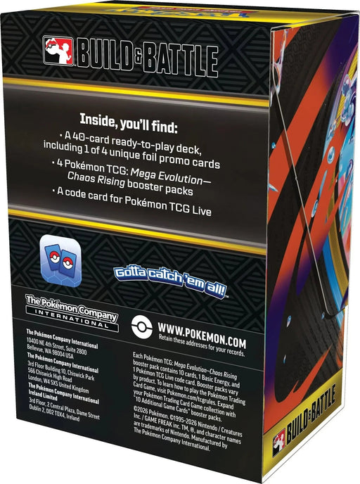 Mega Evolution: Chaos Rising Build & Battle Box - for just $40! 