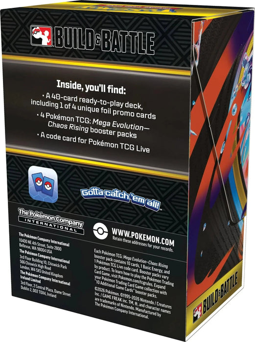 Mega Evolution: Chaos Rising Build & Battle Box - for just $40! 