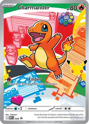 Charmander 038 - ME Mega Evolution Promo Holofoil - for just $24.61! 