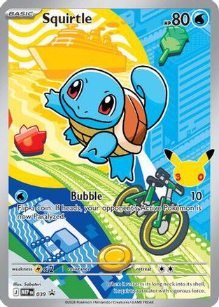 Squirtle 039 - ME Mega Evolution Promo Holofoil - for just $18.09! 