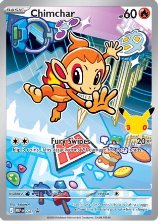 Chimchar 041 - ME Mega Evolution Promo Holofoil - for just $4! 