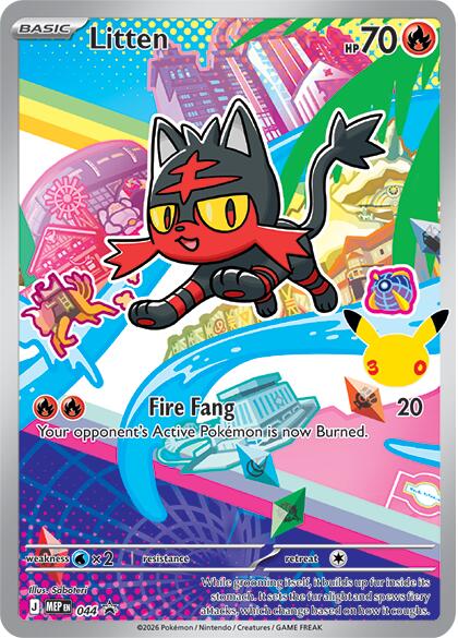Litten (044) [Mega Evolution Promo] - for just $3! 