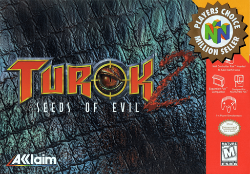 Turok 2: Seeds of Evil [Gray Cart] – Nintendo 64 (N64) - for just $11.99! 