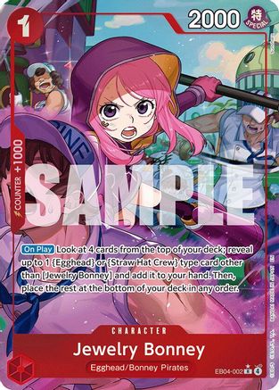 Jewelry Bonney (EB04-002) (Alternate Art) (EB04-002) - Adventure on Kami's Island Foil - for just $11.78! 