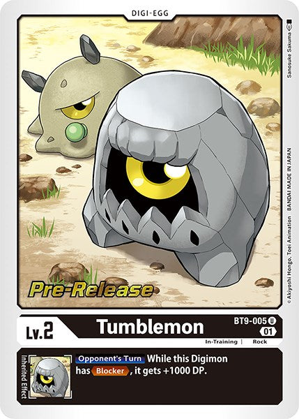 Tumblemon [BT9-005] [X Record Pre-Release Promos] - Just $0.10! Shop now at Retro Gaming of Denver