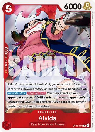 Alvida (OP15-003) - Adventure on Kami's Island Foil - for just $0.08! 