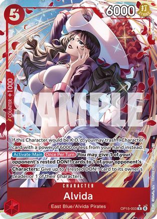 Alvida (Alternate Art) (OP15-003) - Adventure on Kami's Island Foil - for just $4.33! 